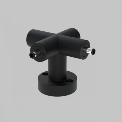 X - соединитель настенно-потолочный монтаж 24В Imex Thin & Smart IL.0060.4010-BK