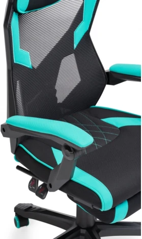 Компьютерное кресло Woodville Brun tiffany / black 15400