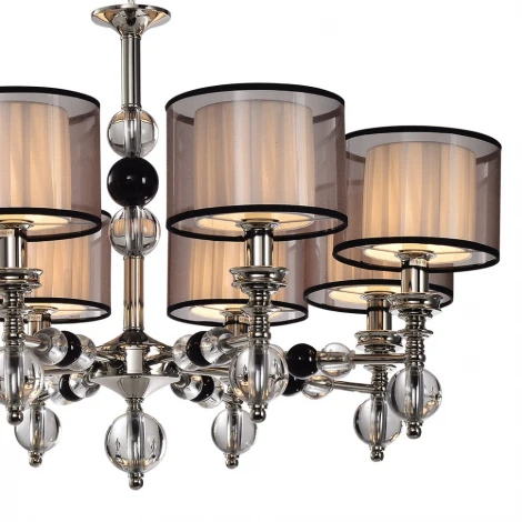 Подвесная люстра Lumien Hall Monelya LH1054/8H-NK-WT