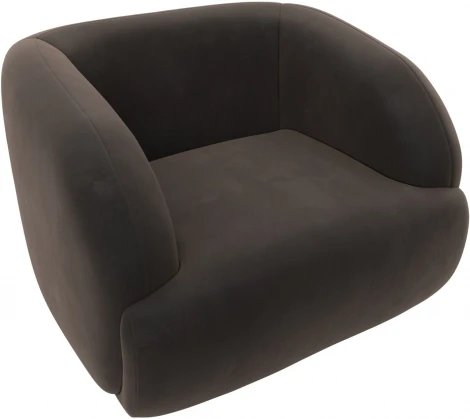 Кресло Лига-041 (Коричневый/Велюр) Лига Диванов арт.121942