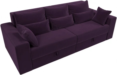 Диван прямой Мэдисон (Фиолетовый/Велюр) Лига Диванов арт.105746