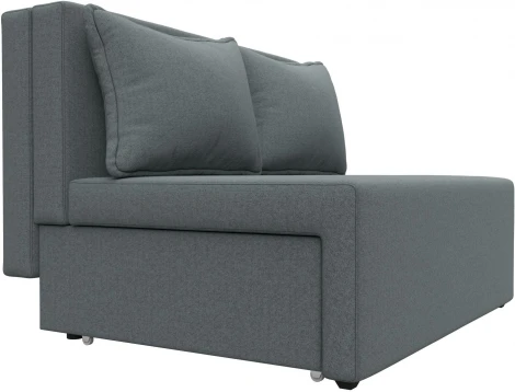 Диван прямой Лагуна (Серый/Рогожка) Лига Диванов арт.125933