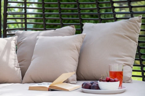 "Тенерифе" плетеная кровать, цвет бронзовый 4SIS арт.УТ-00006752