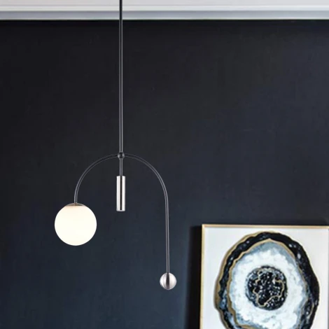 Потолочная люстра на штанге Libra By ImperiumLoft Libra01 (220V, шар)