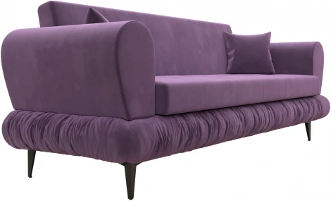 Диван-книжка Лига-045 (Сиреневый/Микровельвет) Лига Диванов арт.122335