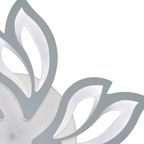 Потолочная люстра с таймером Natali Kovaltseva Smart Home LED LAMPS 81216 (220V, голосовое управление, пульт управления, управление смартфоном, умный дом - Алиса, Tuya Smart, Сири, Smart Life, цветы)