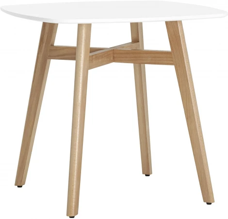 Стол обеденный Stool Group Target 80*80 белый ножки массив бука УТ000005563