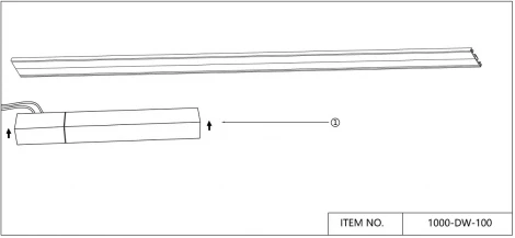 Драйвер 100W для магнитного шинопровода Favourite Unika 1000-DW-100