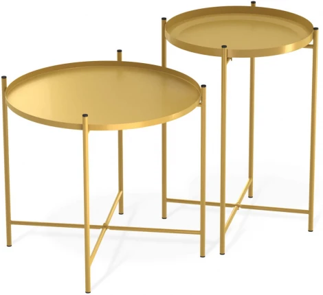 Столик журнальный Sheffilton SHT-CT8/CT8-2 золото
