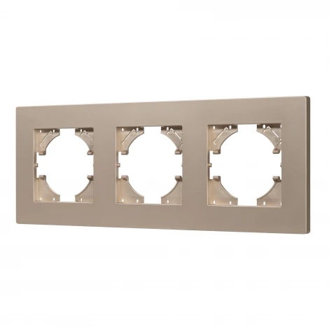 Рамка пластиковая FRM-PERIO-PL-3-GD (Arlight) 049757