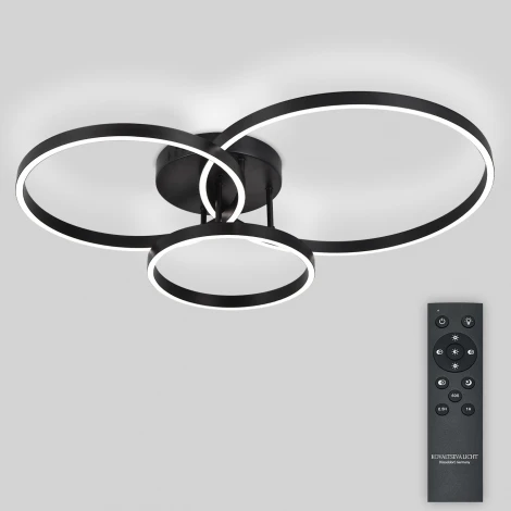 Потолочная люстра светодиодная с пультом Natali Kovaltseva Modern Ii LED LAMPS 81479 кольцо