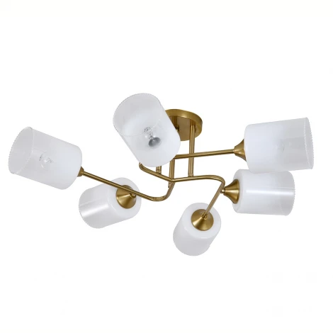 Потолочная люстра на штанге 150006/6R E27*60W Copper Escada Intera ES0000064