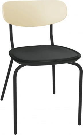 Стул SHT-S85М-2 бежевый/черный/черный муар Sheffilton 7229537204