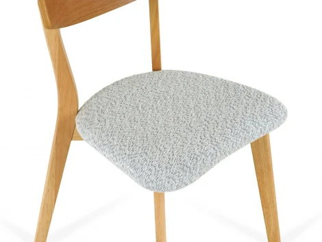 Стул Oxville ОГОГО Обстановочка! (Массив дерева,Букле/Светло-серый) арт.920342