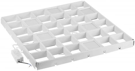 Точечный светильник светодиодный встраиваемый комплект из 6 шт. ЭРА SPO-6 SPO-646-3-5K-W6