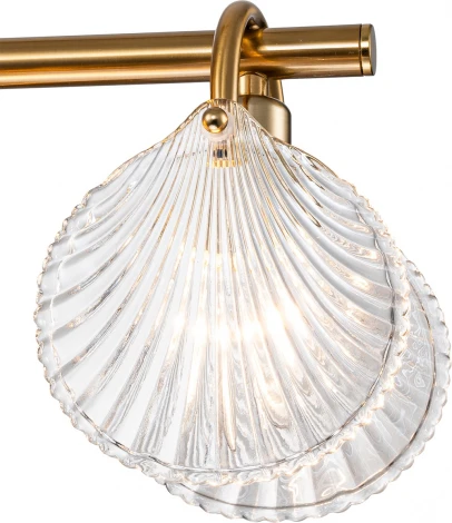 Подвесной светильник Escada Soprano 645/4PL 4х40Вт Е14, металл/стекло, бронза (220V, на тросе)