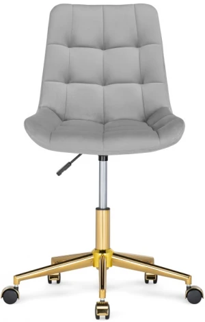 Компьютерное кресло Notta Честер светло-серый (california 900)/ золото 533182