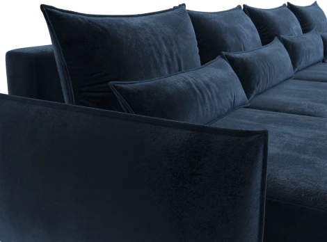 Диван П-образный Лига-051 НПБ Лонг Лига Диванов (Велюр) арт.128692