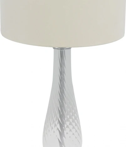 Настольная лампа Escada Ersa 10206/T Clear 1x40Вт E27, стекло/ткань, прозрачный (220V, круглые)