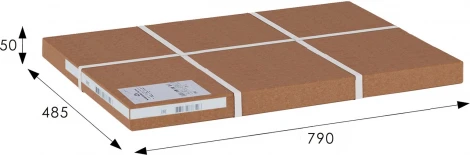 Зеркало настенное Артемида слоновая кость 77 см х 46, 5 см Mebelik арт.008049