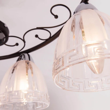 Потолочная люстра IDLamp Nield 232/4PF-Blackchrome