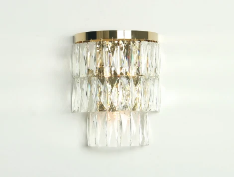 Настенный светильник Newport 10120 10123/A new gold (220V, хрусталь)