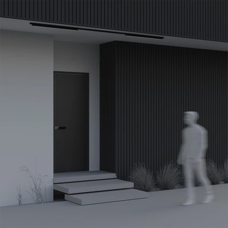 Уличный трековый светильник низковольтный LED 24W 48V Maytoni Basis O-TR02-1-S-24WB3K