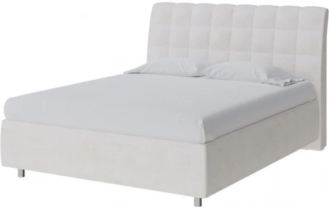 PROxSON Кровать Volumo без основания (Ткань: Велюр Лофти Лён) 90x200