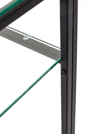 Консольный стол AllConsoles 1042-CB clear черный муар