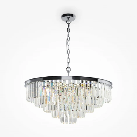 Подвесная люстра каскадная Maytoni Revero MOD085PL-12CH (220V, на цепи)