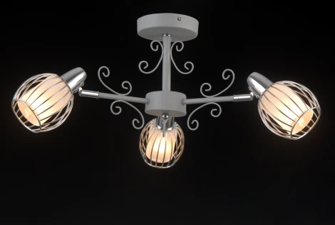 Потолочная люстра Natali Kovaltseva Oslo 81041-3C STAIN GRAY