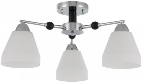 Потолочная люстра на штанге Arte Milano Napoli 325119/3 CR+BK (220V)