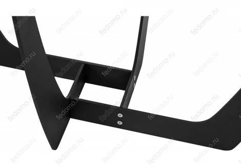 Стол Woodville Миссандея белый мрамор / графит 462085