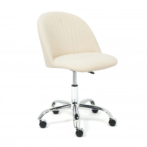 Кресло MELODY молочный (флок)