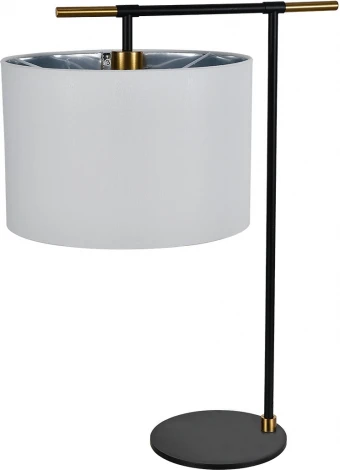 Настольная лампа Escada Idea 10186/L 1x60Вт E27, металл/ткань, чёрный (220V)