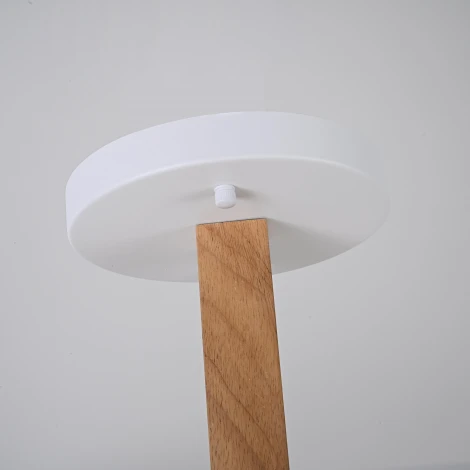 Потолочная люстра Wi-Fi на штанге Turna L12 White By ImperiumLoft Turna-B01 (LED, 220V, голосовое управление, умный дом - Алиса)