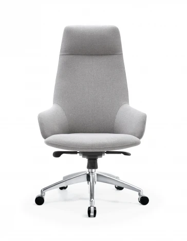 Кресло руководителя TopChairs Bow в ткани серый TopChairs УТ000042981