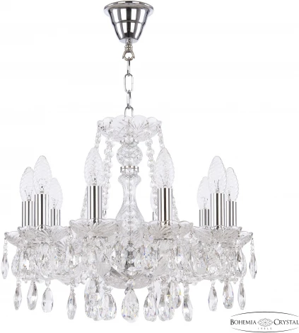 Подвесная люстра Bohemia 116 116/10/141 Ni (220V, подвески, на цепи, подсвечник, свеча)