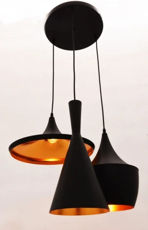 Подвесной светильник Lumina Deco Foggi LDP 7712-3 BK (220V, на проводе)