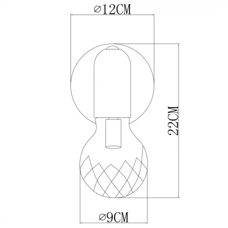 Бра Arte Lamp Salute A8040AP-1SG