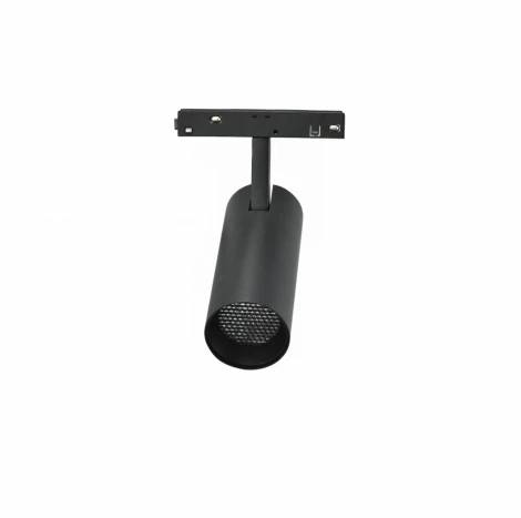 Трековый магнитный светильник 48V iLedex Vision48/22 SMART 4822-006-D55-18W-38DG-BK (регулировка яркости, управление смартфоном, умный дом - Алиса, круглые)