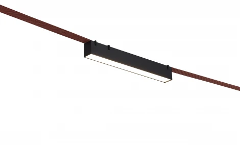 Трековый светильник ременной светодиодный Donolux Line DL18968R12W1B 12Вт, 48V черный