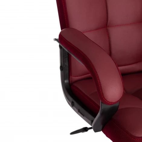 Кресло Тренди/Trendy (22) кож/зам/ткань, бордо/бордо, 36-7/13 Tetchair 19518