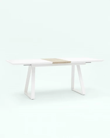 Стол обеденный Stool Group Детройт раскладной 160-200*90 белый УТ000002655