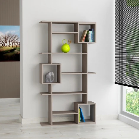 Стеллаж Прямые SOTO BOOKCASE (ЛДСП/Бежевый) LEVE