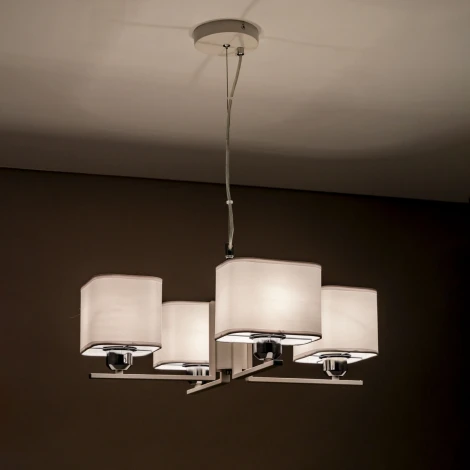 Люстра подвесная Тильда CL469245 (220V, на тросе, куб)