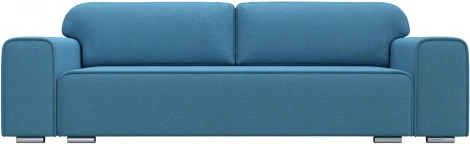 Диван прямой Лига-029 (Голубой/Рогожка) Лига Диванов арт.123324