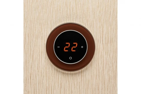 Терморегулятор AURA RONDA 8017 BROWN DARK (ТЕМНЫЙ КОРИЧНЕВЫЙ)
