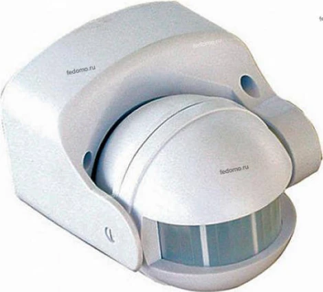 Датчик движения инфракрасный накладной Horoz Linea, белый, 1000W, IP44