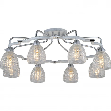 Потолочная люстра N-Light 412 412-08-13CWC chrome + white crack